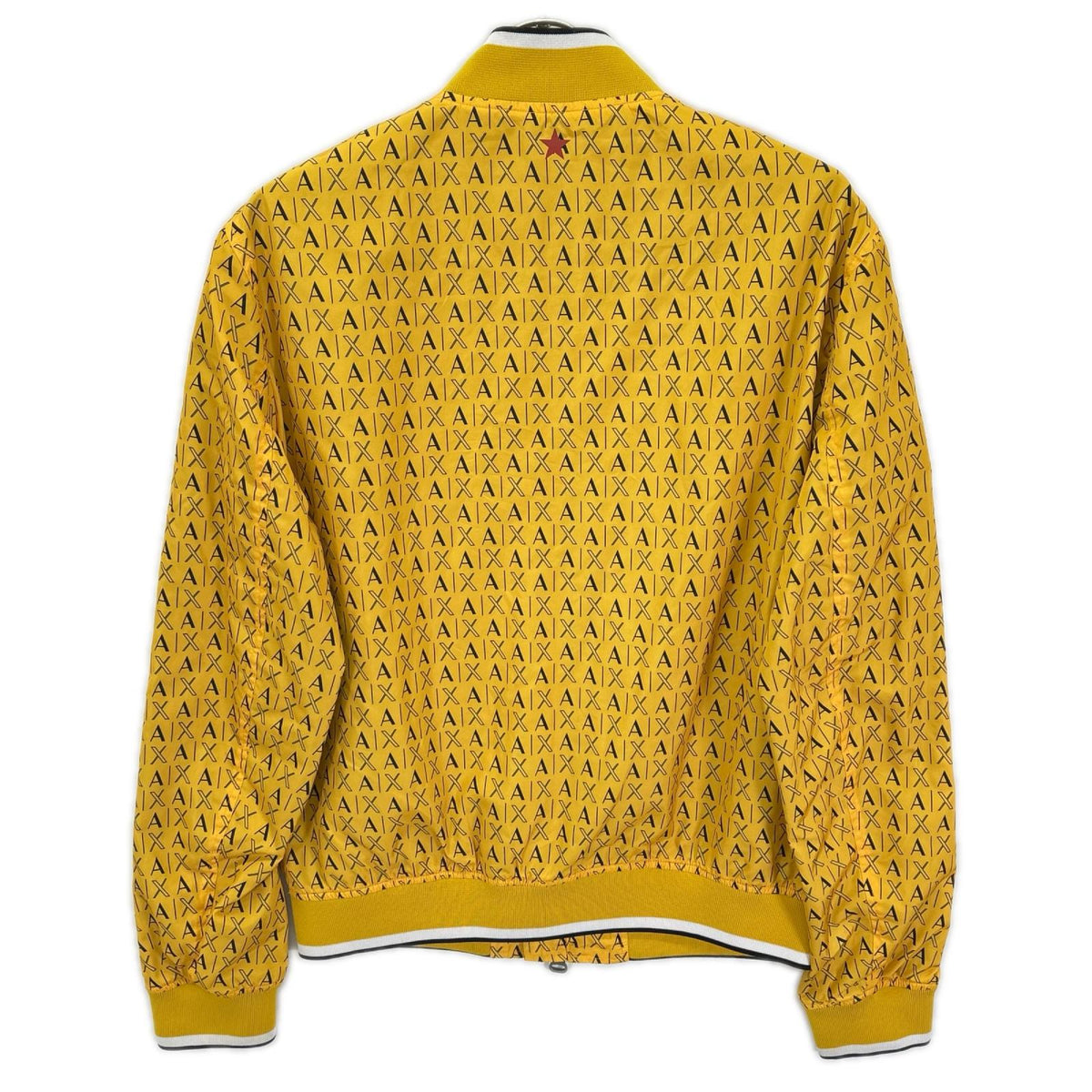 ARMANI EXCHANGE Nylon Logo Blouson Jacket Yellow Size S