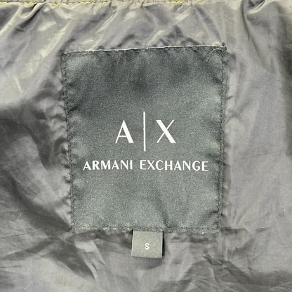 ARMANI EXCHANGE Nylon Logo Blouson Jacket Yellow Size S