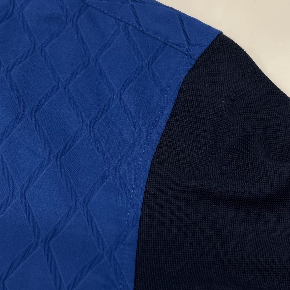 ISSEY MIYAKE MEN Cotton Short Sleeve Polo Navy Size 4