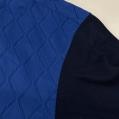 ISSEY MIYAKE MEN Cotton Short Sleeve Polo Navy Size 4