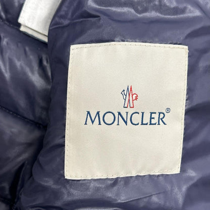 MONCLER Gerard Cotton Double Zip Down Vest Gray