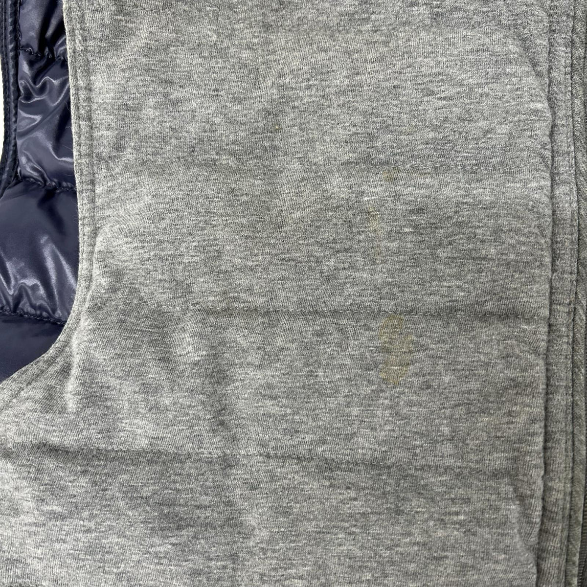 MONCLER Gerard Cotton Double Zip Down Vest Gray