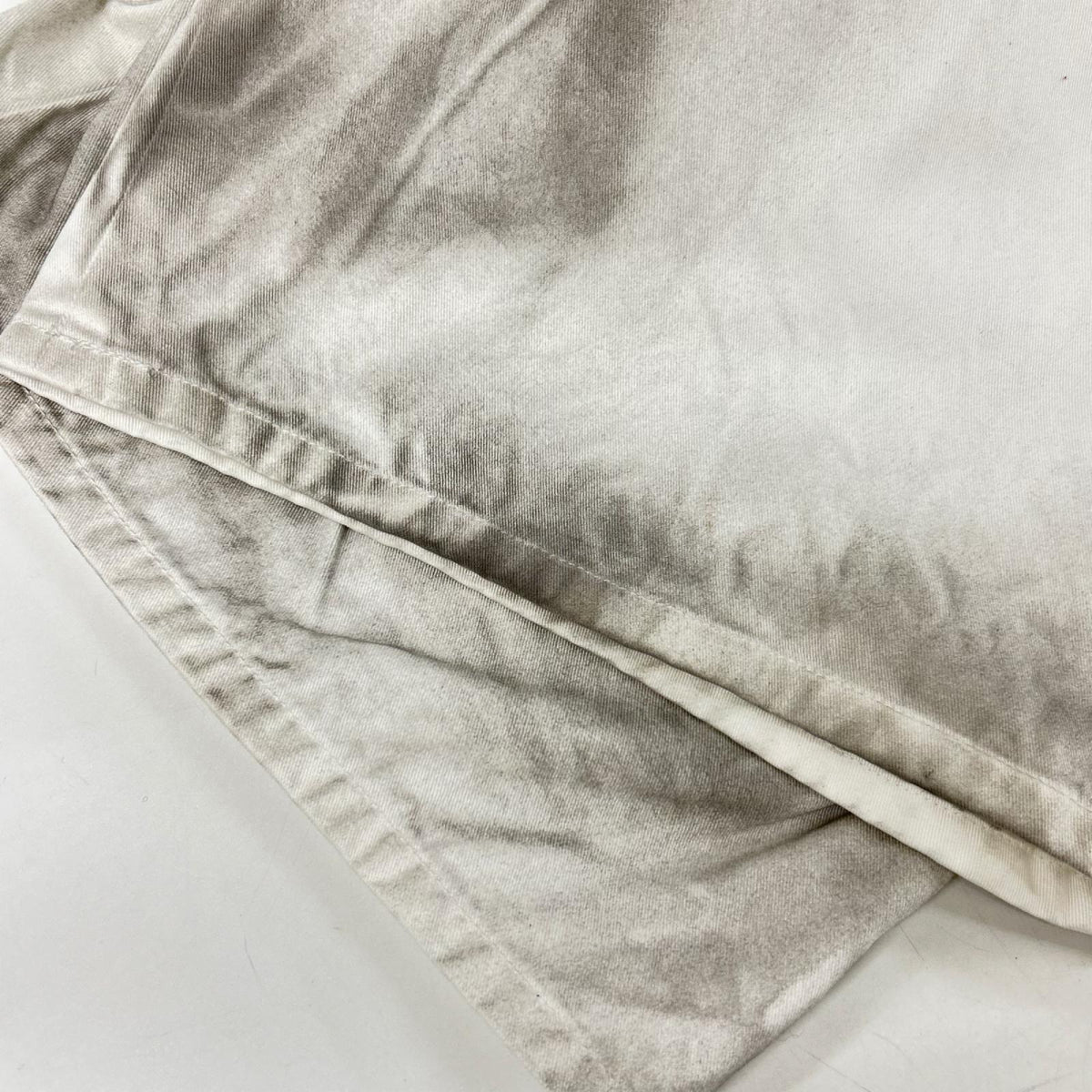 SHINYAKOZUKA 25SS Washed Hi Baggy Cotton Pants White Size XS