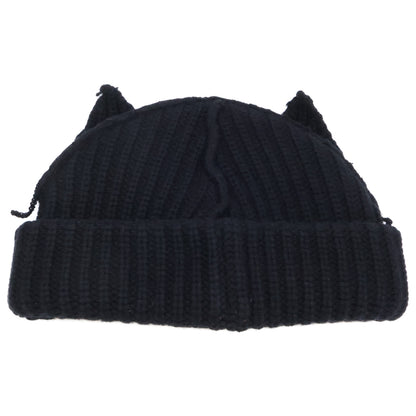 Charles Jeffrey LOVERBOY Black Cat Ear Beanie