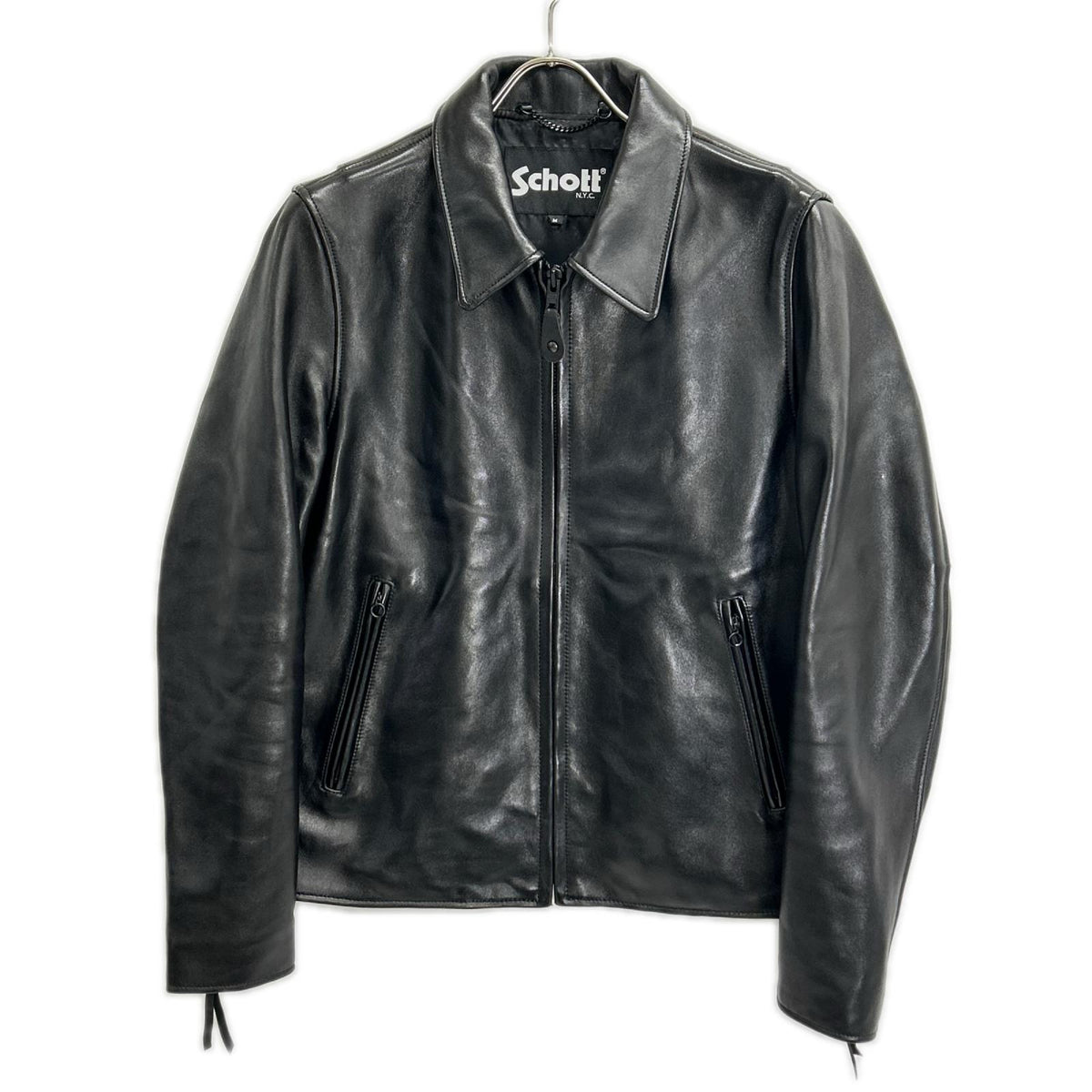 schott 25SS Nano Universe Sheepskin Rider Jacket Size M