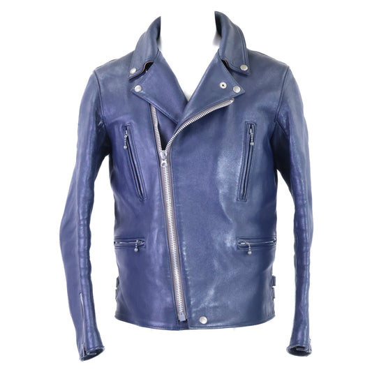 ADDICT CLOTHES AD-02L Sheepskin Double Jacket Blue Size 38