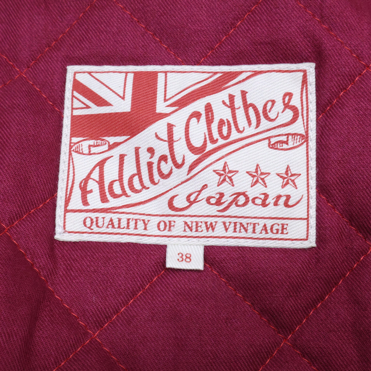 ADDICT CLOTHES AD-02L Sheepskin Double Jacket Blue Size 38