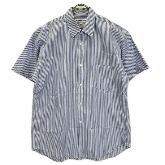 COMMEdesGARCONS SHIRT Light Blue Forever Stripe Shirt Size S