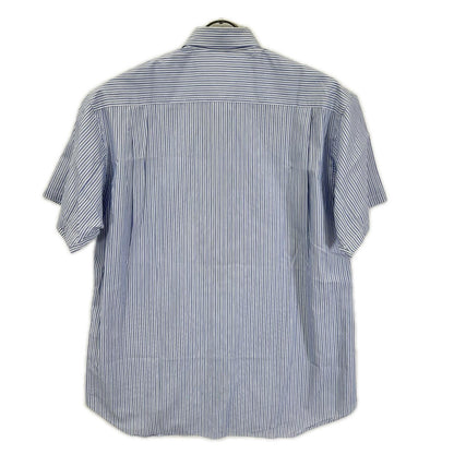 COMMEdesGARCONS SHIRT Light Blue Forever Stripe Shirt Size S