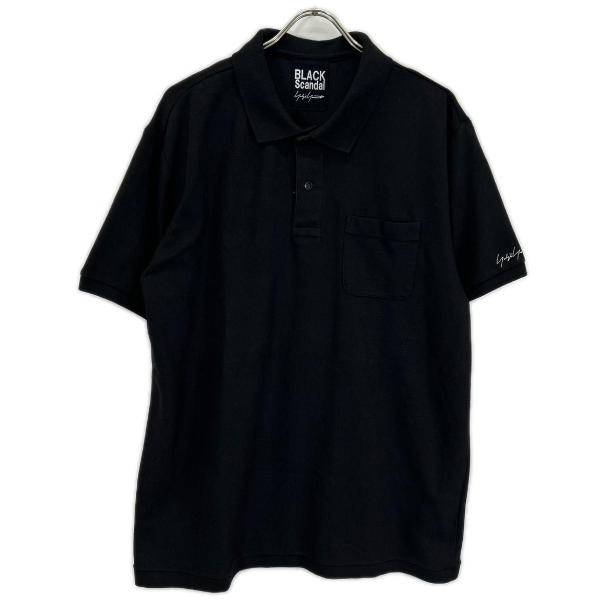 BLACK Scandal Yohji Yamamoto Pique Polo Size 4