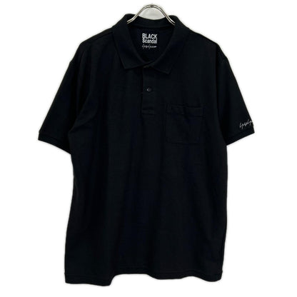 BLACK Scandal Yohji Yamamoto Pique Polo Size 4