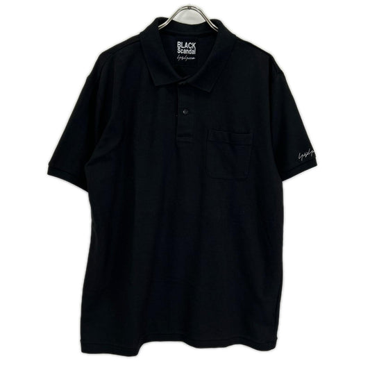 BLACK Scandal Yohji Yamamoto Pique Polo Size 4