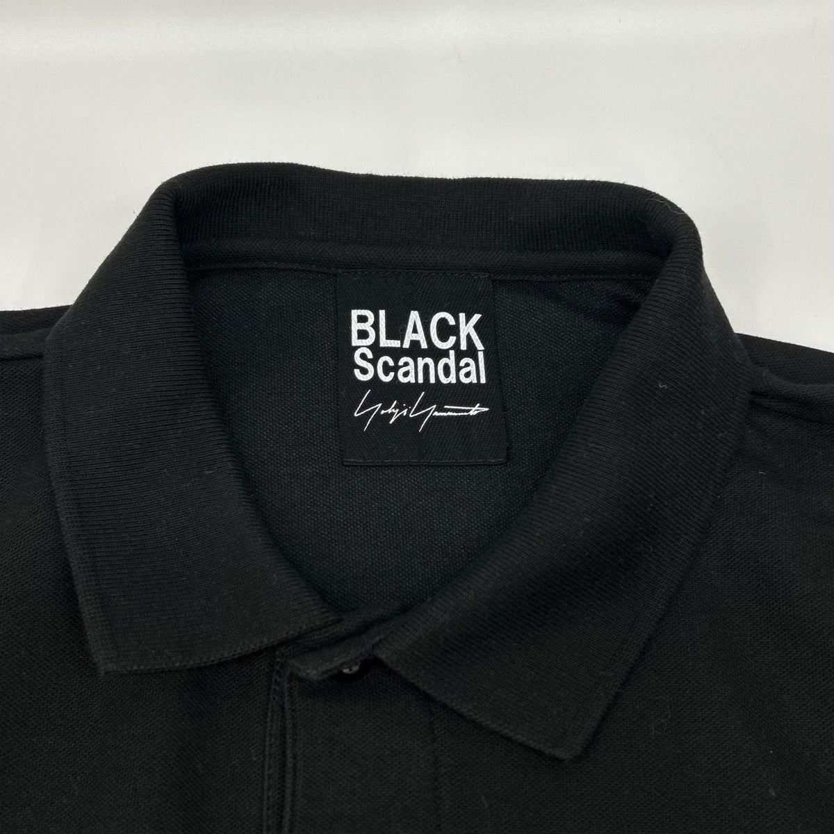 BLACK Scandal Yohji Yamamoto Pique Polo Size 4
