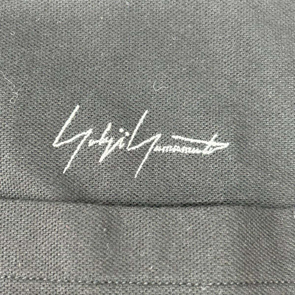 BLACK Scandal Yohji Yamamoto Black Pique Pocket Polo Size 4