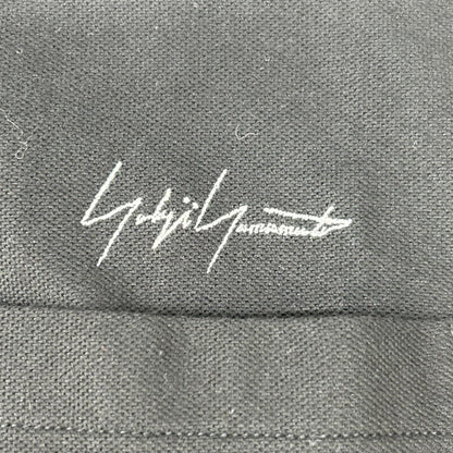 BLACK Scandal Yohji Yamamoto Black Pique Pocket Polo Size 4