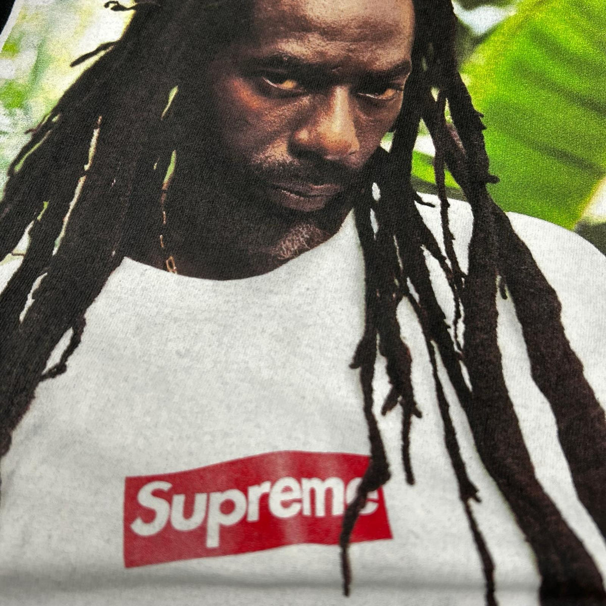 Supreme 19SS Black Buju Banton T-Shirt Size L
