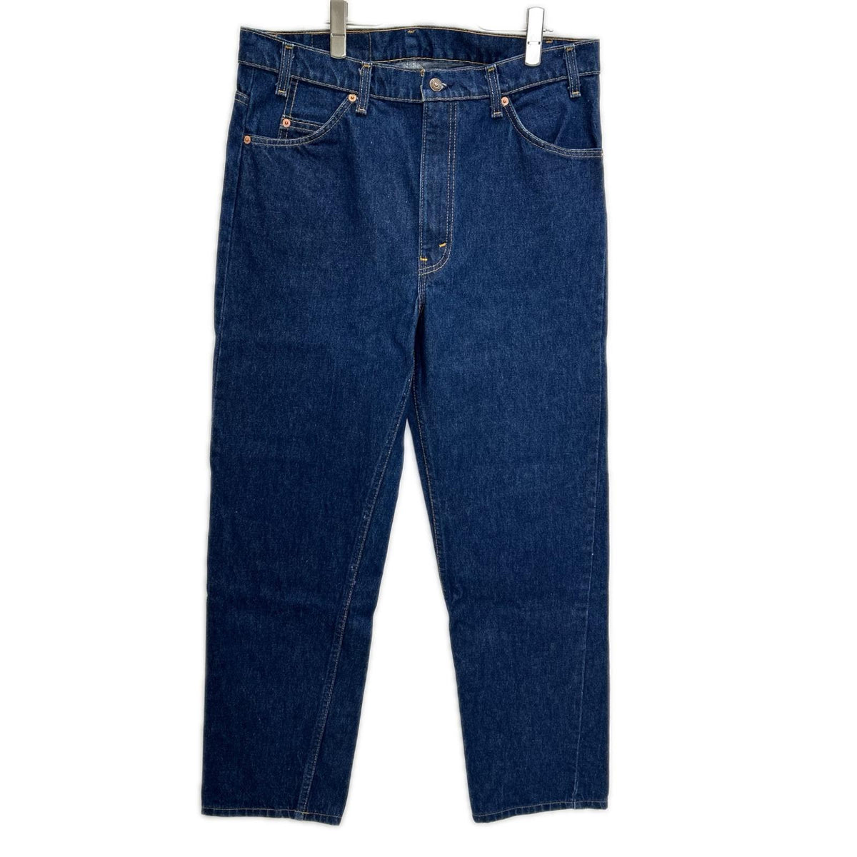 LEVI'S 90s 505 Orange Tab Tapered Indigo Jeans Size 36×33