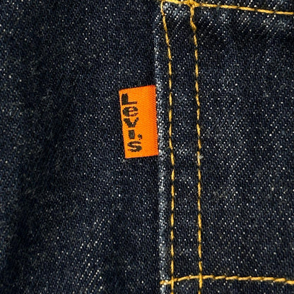 LEVI'S 90s 505 Orange Tab Tapered Indigo Jeans Size 36×33