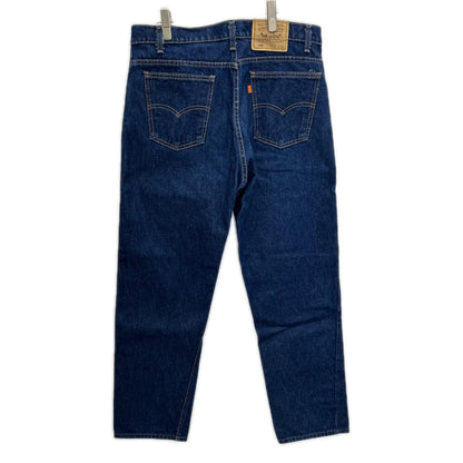 LEVI'S 90s 505 Orange Tab Tapered Indigo Jeans Size 36×33