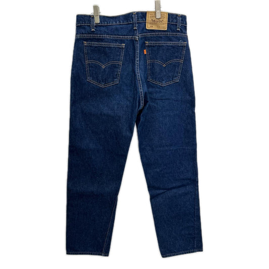 LEVI'S 90s 505 Orange Tab Tapered Indigo Jeans Size 36×33