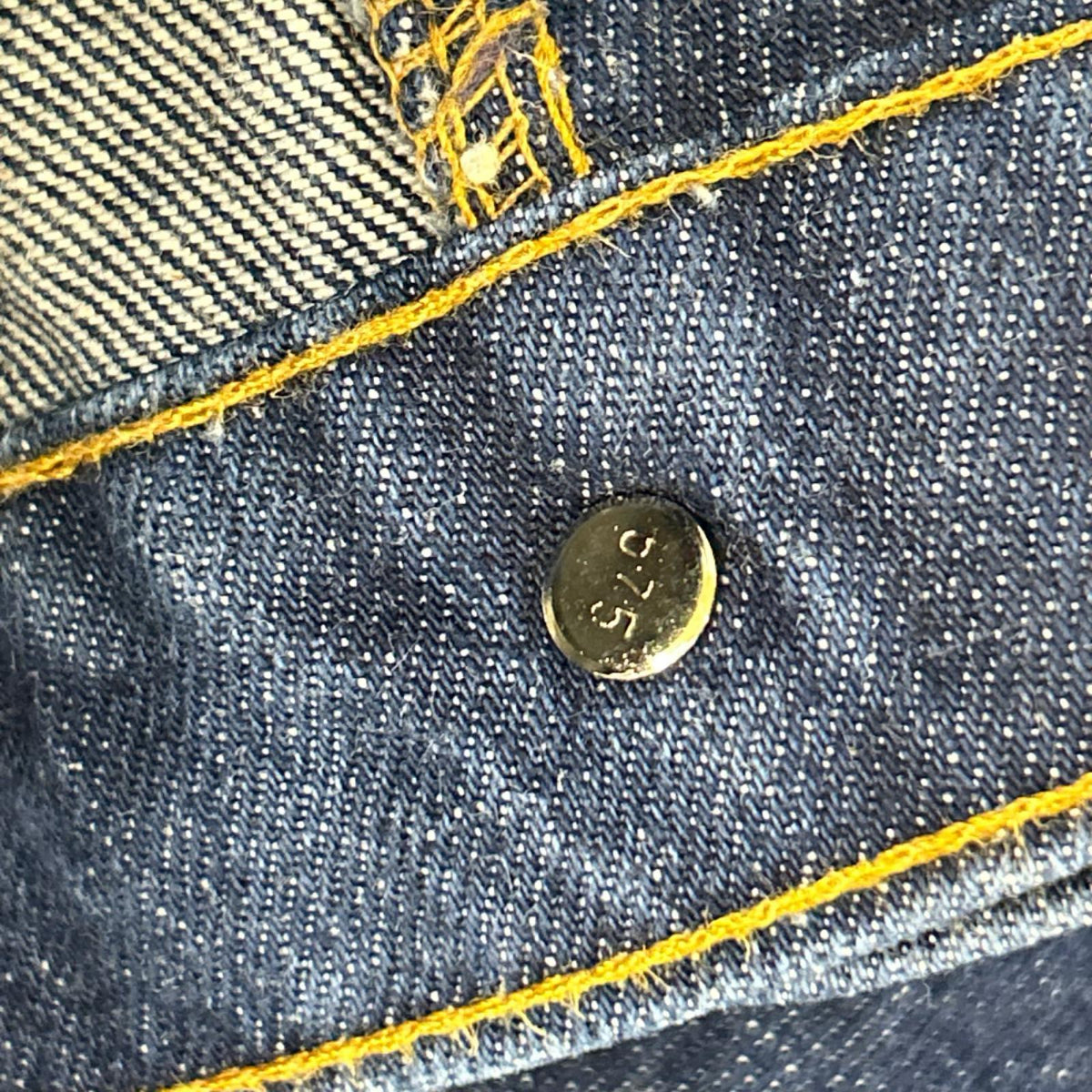 LEVI'S 90s 505 Orange Tab Tapered Indigo Jeans Size 36×33