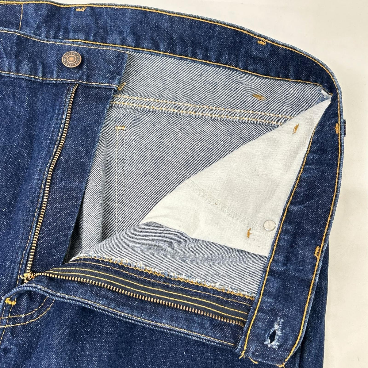 LEVI'S 90s 505 Orange Tab Tapered Indigo Jeans Size 36×33