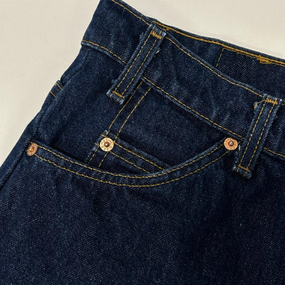 LEVI'S 90s 505 Orange Tab Tapered Indigo Jeans Size 36×33
