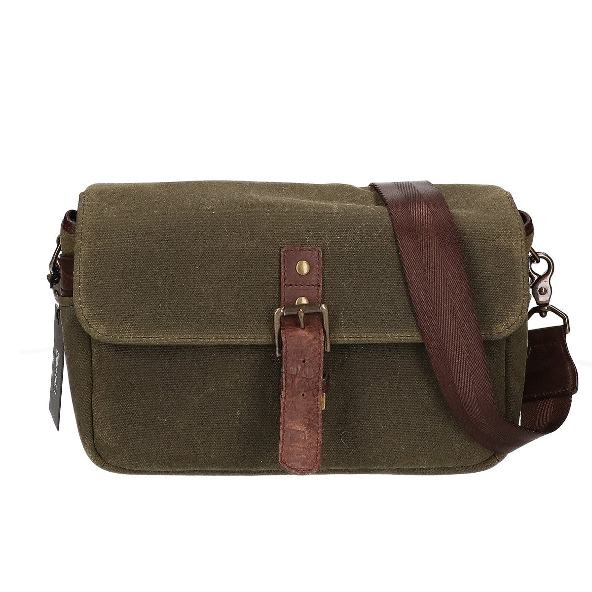 ONA 5-014OLV Bowery Canvas Camera Shoulder Bag Green
