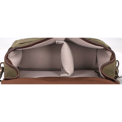 ONA 5-014OLV Bowery Canvas Camera Shoulder Bag Green
