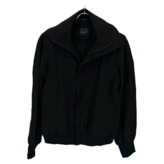 REGULATION Yohji Yamamoto Linen High Jacket Black Size S