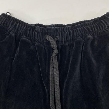 GUCCI 615811 Velour Track Pants Black Sweatpants Size XXS