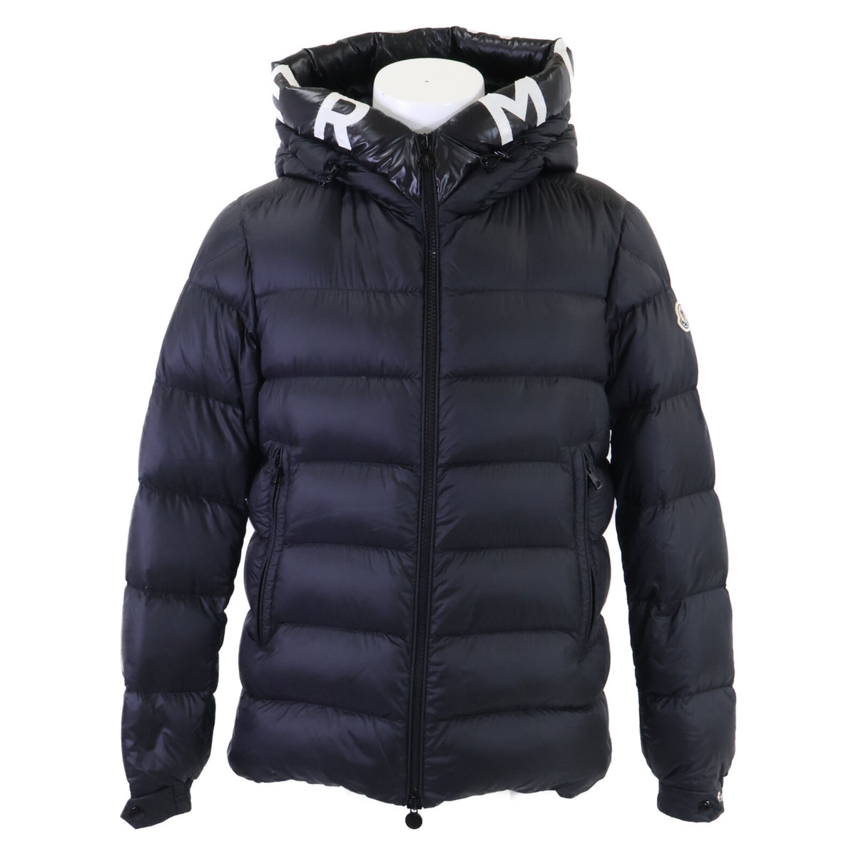 MONCLER Salzman Hooded Down Jacket Black Size 1