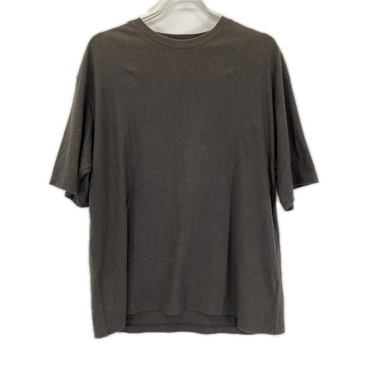 AURALEE 26SS Brushed Organic Cotton T-Shirt Black Size 4
