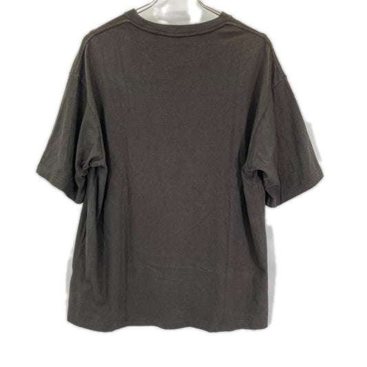 AURALEE 26SS Brushed Organic Cotton T-Shirt Black Size 4