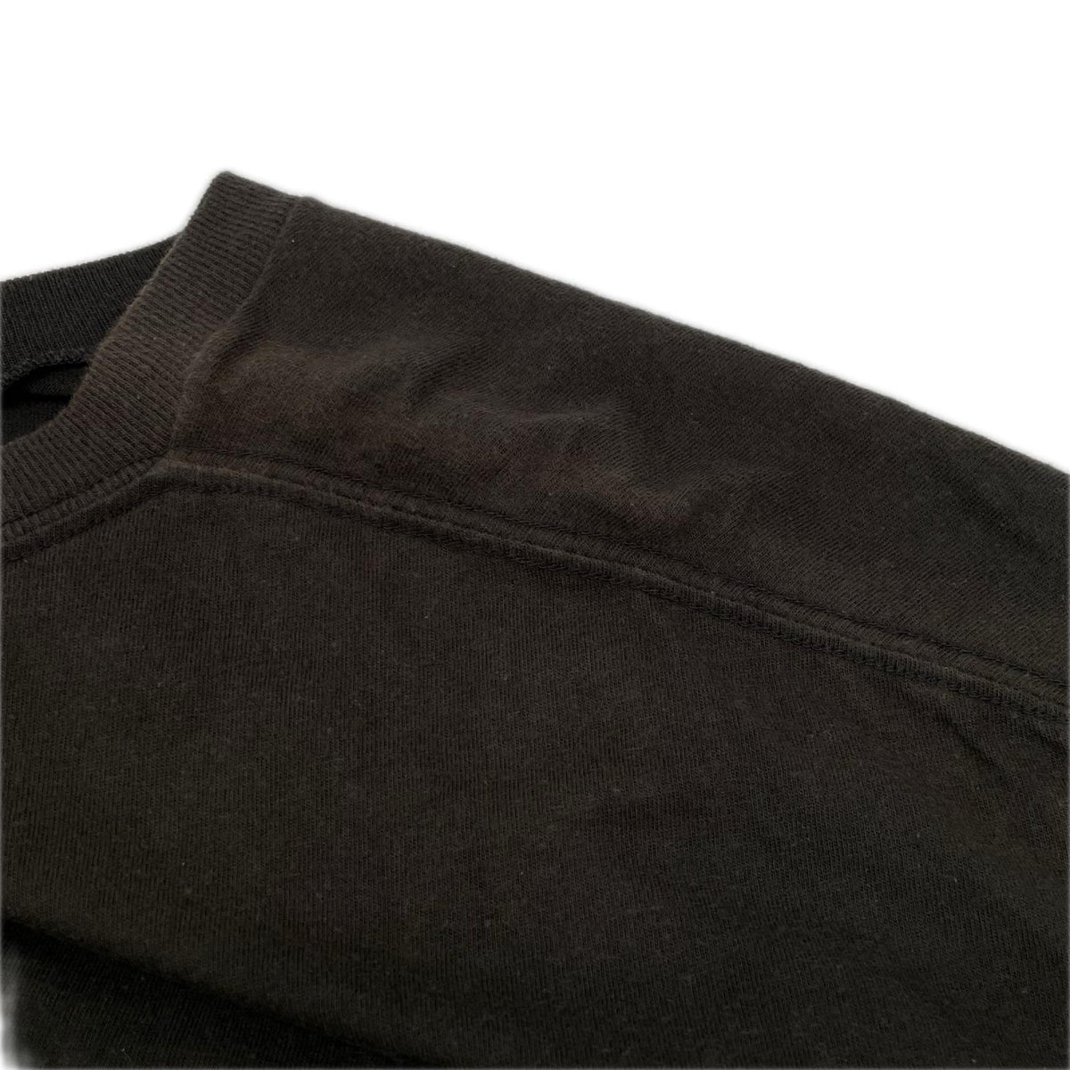 AURALEE 26SS Brushed Organic Cotton T-Shirt Black Size 4