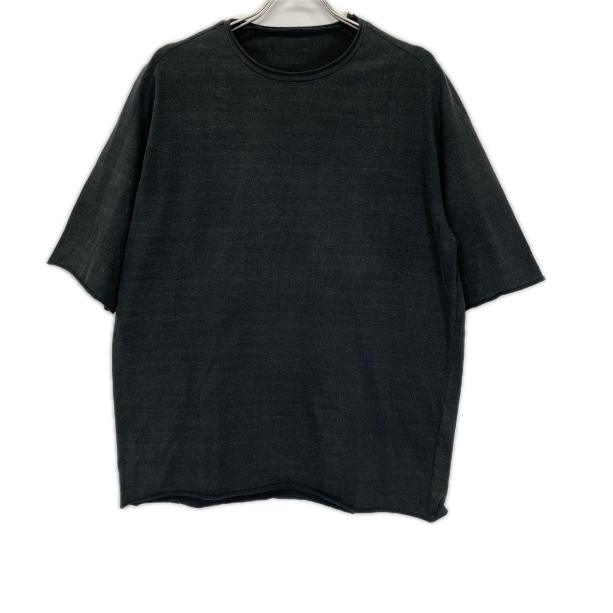 MAATEE&SONS 26SS Suvin Cotton French Seam Tee Black Size 2