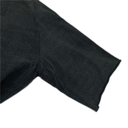 MAATEE&SONS 26SS Suvin Cotton French Seam Tee Black Size 2