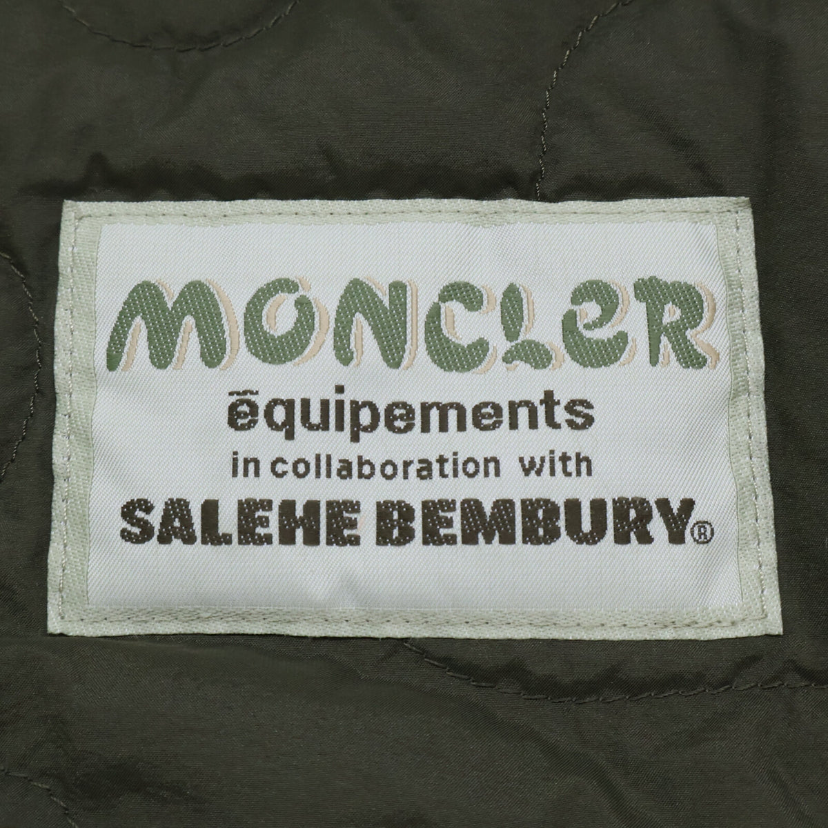 MONCLER 23AW GENIUS x SALEHE BEMBURY Jacket Khaki Size 50