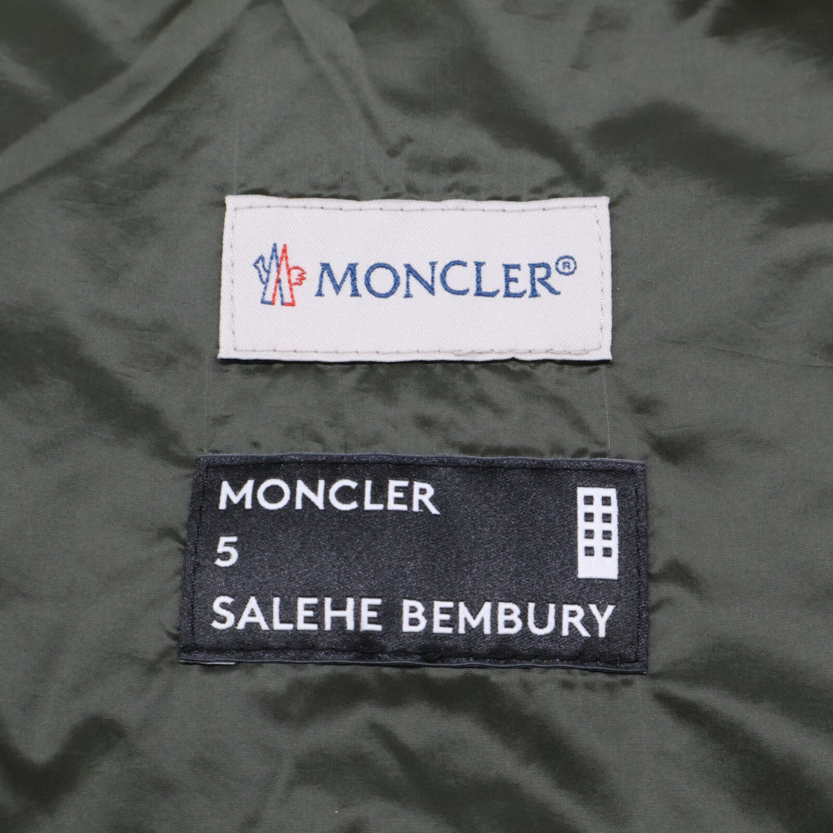 MONCLER 23AW GENIUS x SALEHE BEMBURY Jacket Khaki Size 50
