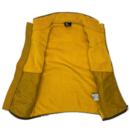 MONCLER 24AW GRENOBLE Yellow Polartec Fleece Vest Size L