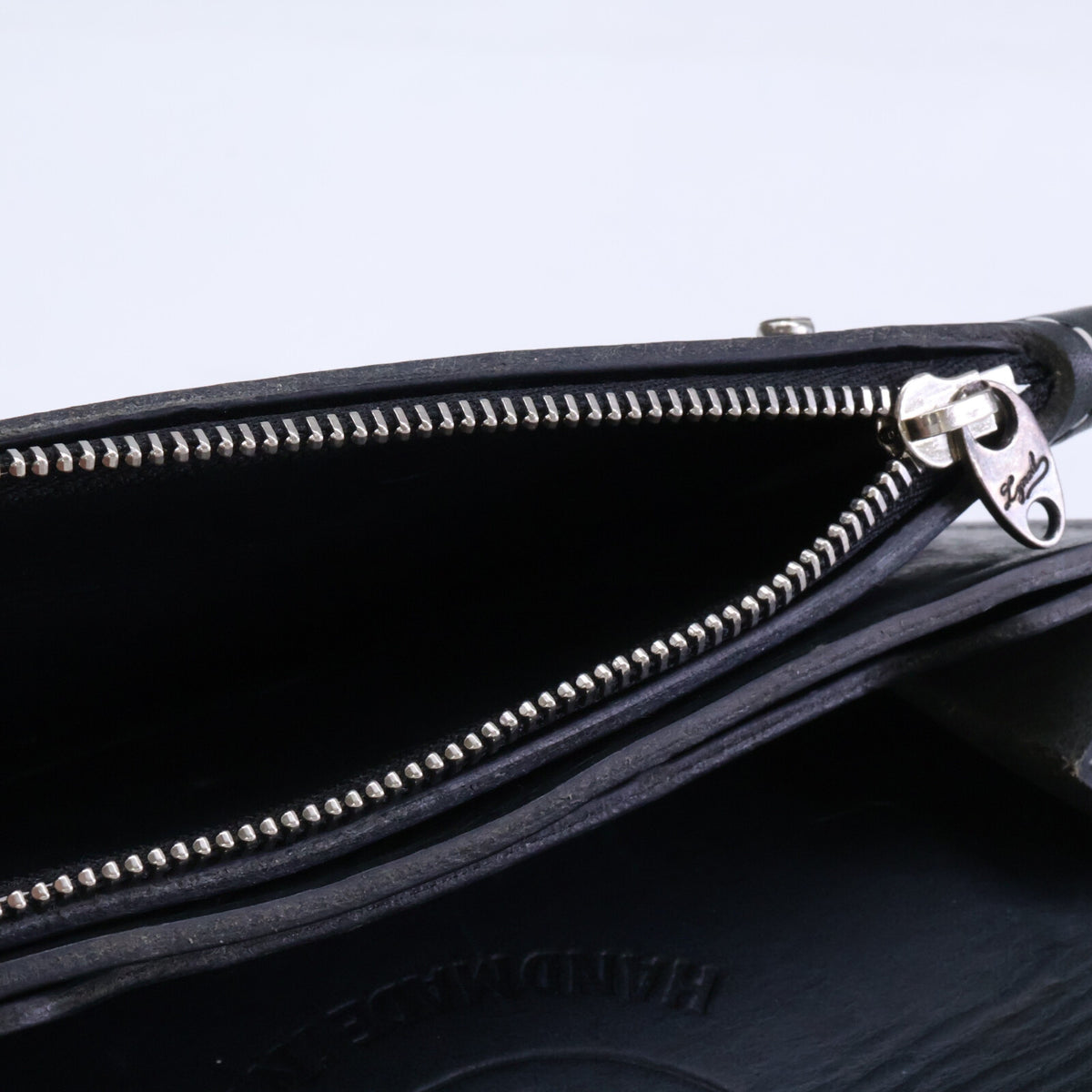 LYNCH SILVERSMITH LNC707 Minerva Box Biker Wallet Navy