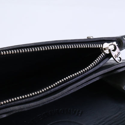 LYNCH SILVERSMITH LNC707 Minerva Box Biker Wallet Navy