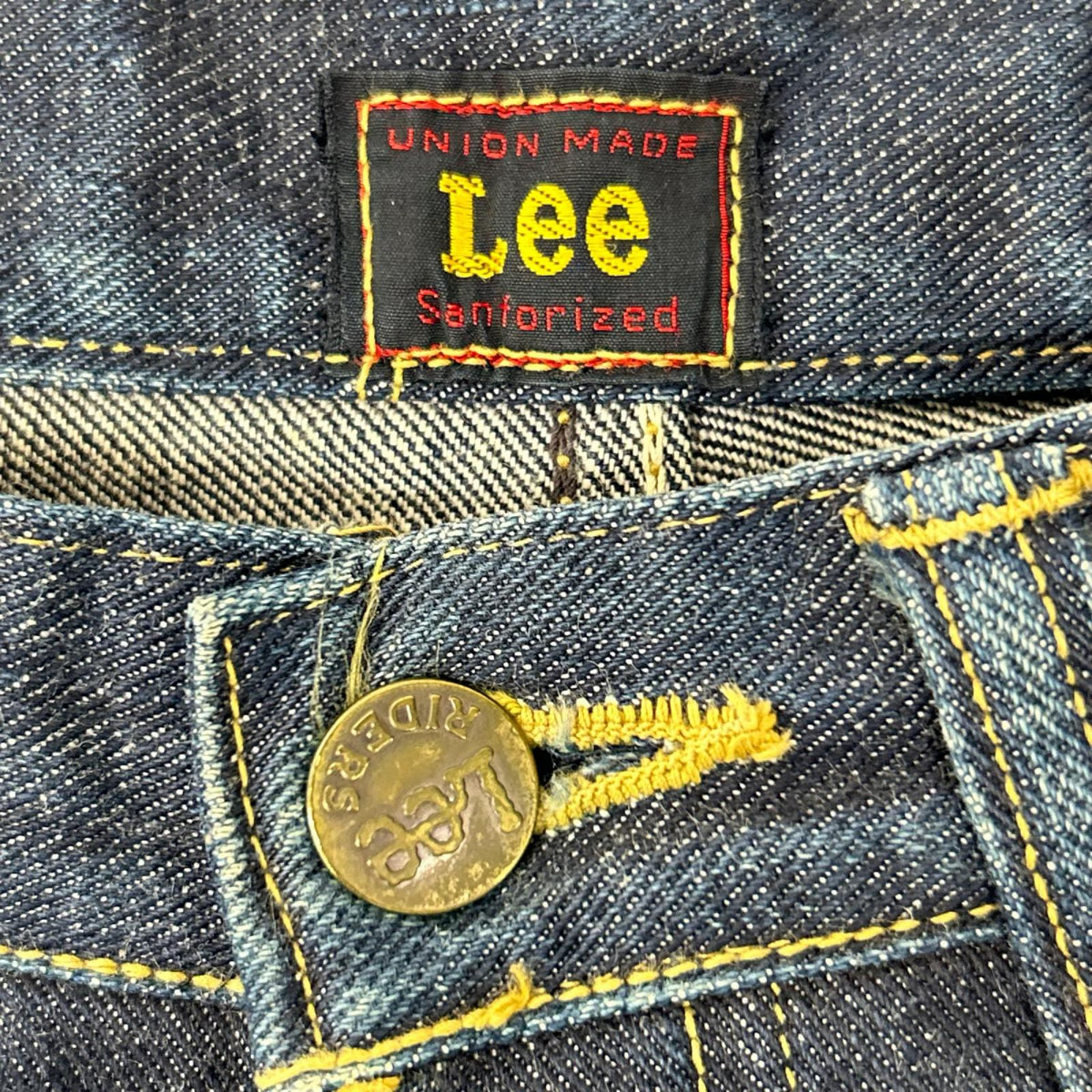 Lee x THE REAL McCOY'S Indigo Button-Fly Denim Jeans Size 31