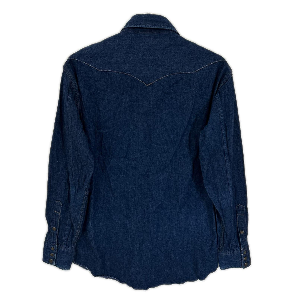 Wrangler Indigo M5027 27MW Western Shirt Size 15－16