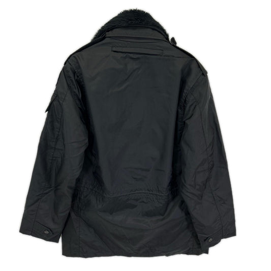 FRENCH MILITARY THINSULATE Police Jacket Black Size 52L