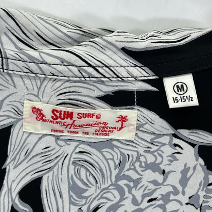 SUN SURF Island Pineapple Aloha Shirt Multi Size M