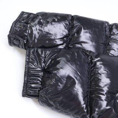 MONCLER Maya Nylon Down Jacket w/ Removable Hood Size 3