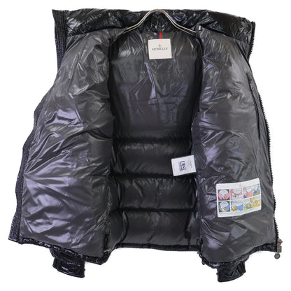 MONCLER Maya Nylon Down Jacket w/ Removable Hood Size 3