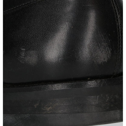 Sanyo Yamacho Yagoro Leather Coin Loafers Black Size 6 1/2
