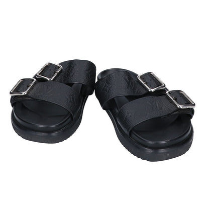 LOUIS VUITTON LV Venice Mules Noir Sandals Size UK 6